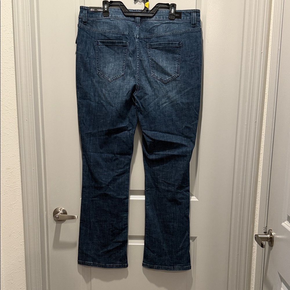 Liverpool Dark Blue Bootcut Jeans | Sz 18W - Picture 2 of 9
